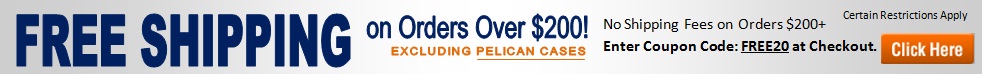 That's Right! Free Shipping on orders over $200! Check out the details for more info...