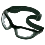 Peltor Maxim 2x2 Goggles, Clear Lens w/Strap and Temples