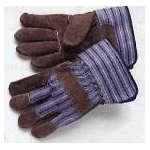 Rawhyde Frontier Charcoal Leather Palm Work Gloves
