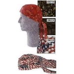 Rawhyde Frontier Doo-Hat w/Neck Protector, W. Flag