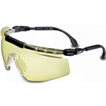 Uvex S0402 FitLogic, Black/Silver Frame, Amber Ultra-Dura Lens