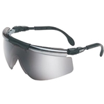 Uvex S0403 FitLogic, Black/Silver Frame, Silver Mirror Ultra-Dura Lens