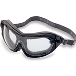 Uvex S1890X Fury Goggle, Black Frame, Clear Lens