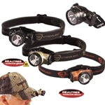 Streamlight Enduro Camo Headlamp with alkaline batteries, Elastic Strap - Black