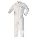 Kleenguard A10 Light-Duty Coveralls, Zipper Front, Elastic Wrists