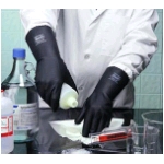 Best Chloroflex Chemical Resistant Gloves, Flock-Lined Neoprene, 28 Mil