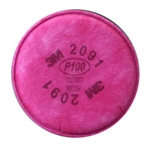 3M (2091) P100 Particulate Filter, 2/Box