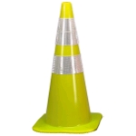 Allsafe SMC 18 inch Fluorescent Lime W Series Traffic Cone