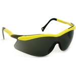 AOSafety QX 1000 Safety Glasses, Yellow Frame, Gray Lens