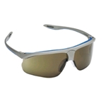 AOSafety Maxim Sport, Silver/Blue Frame, Arc-Block Lens