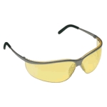 AOSafety Metaliks, Nickel Sport Frame, Amber Lens