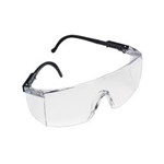 AOSafety Seepro Fighter Safety Glasses, Black Frame, Clear Lens