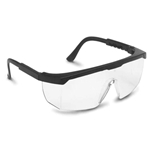 Bouton 4300 Econolite lll, Black Frame, Clear Lens