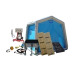 Complete Hazmat Decon System includes 2 Line Decontamination Shower System