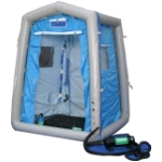 First Responder Hazmat/Decon Shower System