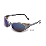 Harley Davidson HD100, Silver Frame, Blue Lens