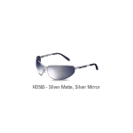 Harley Davidson HD503, Matte Silver Frame, Silver Mirror Lens