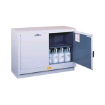 Centura Cabinet w/ChemCor Corrosion Protection, 1 Door, Right Hinge, Manual, 15 Gal., Yellow
