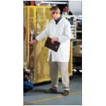 Kimberly-Clark KomfortGuard Labcoat, Snap Front, Chest Pocket, 50/Cs, XLarge