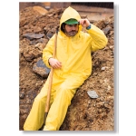 Ansell Pro-Wear 100 Value Rainwear (Jacket/Attached Hood, Elastic Waist Pant)