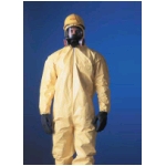 DuPont Tychem QC Coveralls w/Elastic Wrists & Ankles, Bound Seam