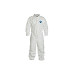DuPont Tyvek Coverall with Zipper Front, Elastic Wrists and Ankles