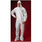 Lakeland ChemMax2 Coveralls w/Hood, Elastic Face, Elastic Wrists and Attached Boots