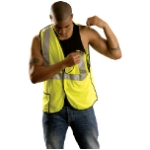 OccuLux ANSI Class 2 Cool Mesh Break-Away Vest, Orange