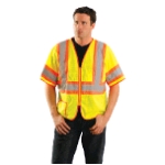 OccuLux ANSI Class 3 Two-Tone Half-Sleeve Mesh Vest