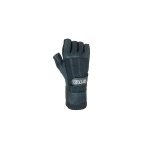 Valeo Half-Finger Anti-Vibration Leather Wrist Wrap Gloves (GLAW)