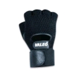 Valeo Half-Finger Leather Mesh Back Wrist Wrap Material Handling Series (GMLW)
