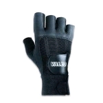 Valeo Leather Half Finger Anti-Vibration Gloves (GLAS)