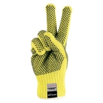 Memphis Kevlar Plus Cut Resistant Gloves, PVC Dots Both Sides, Large, Dozen