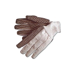 Memphis Cotton Canvas Work Gloves, 10 Oz., Heavy Napped, PVC Dots, Womens