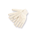 Memphis Cotton Jersey Gloves, Reversible Jersey, Natural Color, Mens