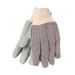 Memphis Shoulder Split Leather Gloves, Knit Wrist, Leather Palm, Mens