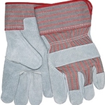 Memphis Shoulder Split Leather Gloves, Safety Cuff w/Leather Palm, Men's