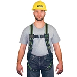 Miller E850/UGN DuraFlex Stretchable Harness with Mating Buckle Leg Straps