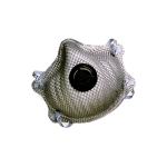 Moldex 2400N95 Dura-Mesh Welding Particulate Respirator With Nuisance OV, Medium/Large