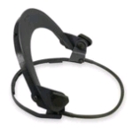 MSA 10005383 Defender + Foldback Faceshield Frame Plastic Hat Style