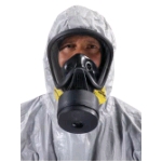 MSA 10052781 Ultra Elite CBRN Gas Mask, Rubber Head Harness, Medium
