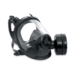 North 54501 CBRN Full Facepiece Respirator, Canister and Bag Ensemble, Medium/Large