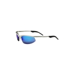Orange County Choppers 200 Series, Silver Frame, Blue Mirror Lens