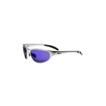 Orange County Choppers 300 Series, Silver Frame, Blue Mirror Lens