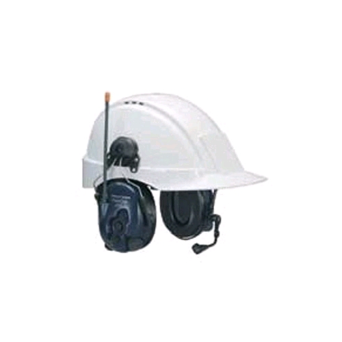 Peltor Powercom Plus II UHF Two-Way Radio Headset, Hard Hat Mount Model