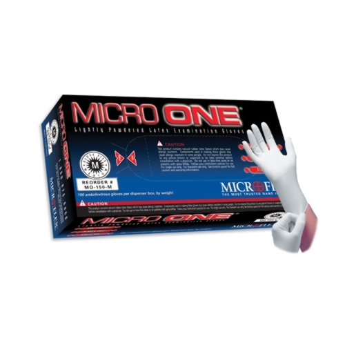 Microflex« Diamond Grip Powder-Free Textured Latex Gloves