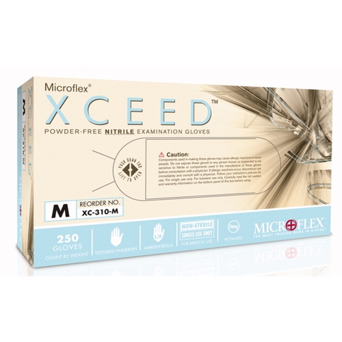 Microflex« Diamond Grip Powder-Free Textured Latex Gloves