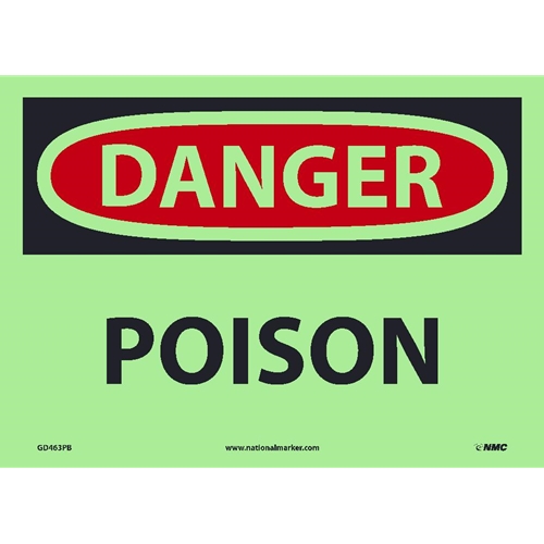 Danger Poison Sign (GD463PB)