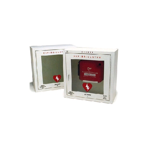 Allegro Small Metal Defibrillator Wall Case with Alarm & LED