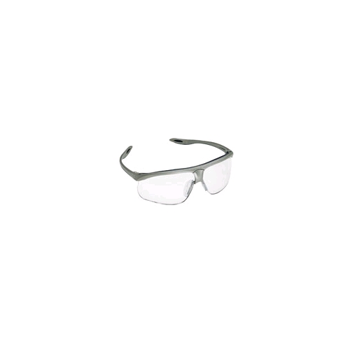 AOSafety Maxim Sport, Silver/Blue Frame, Clear Lens